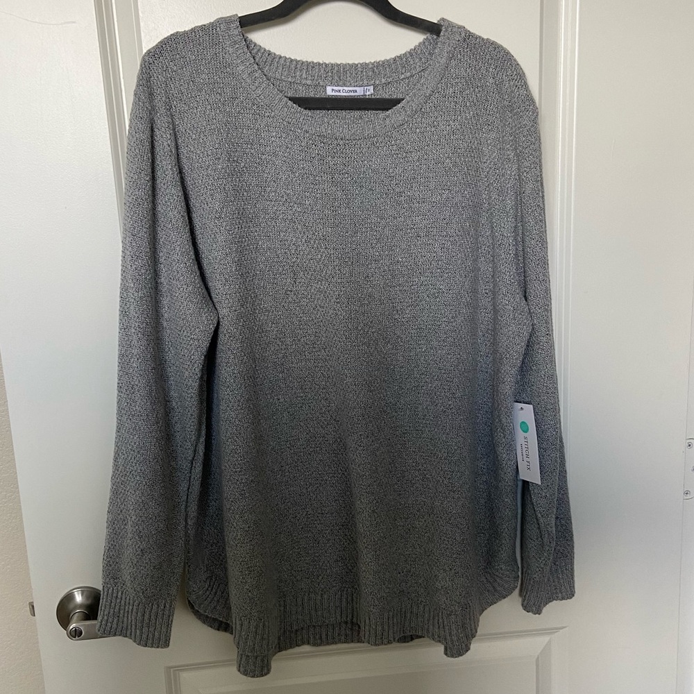 Pink Clover sweater from Stitch Fix
